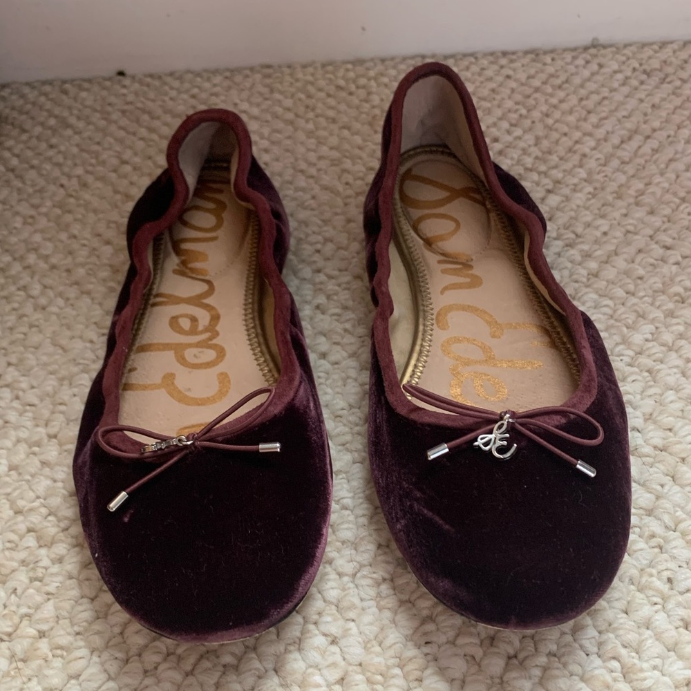 Sam Edelman Dark Purple Flats